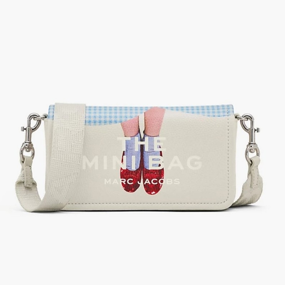 ❤️2XHP❤️ Marc JacobsXWizard Of Oz/The Ruby Slippers Leather Bag - Picture 10 of 11